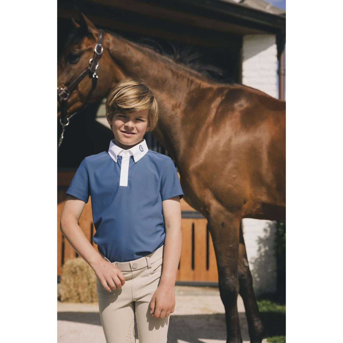 Kentucky Legging d'Équitation Mexico Knee Grip Boys Beige