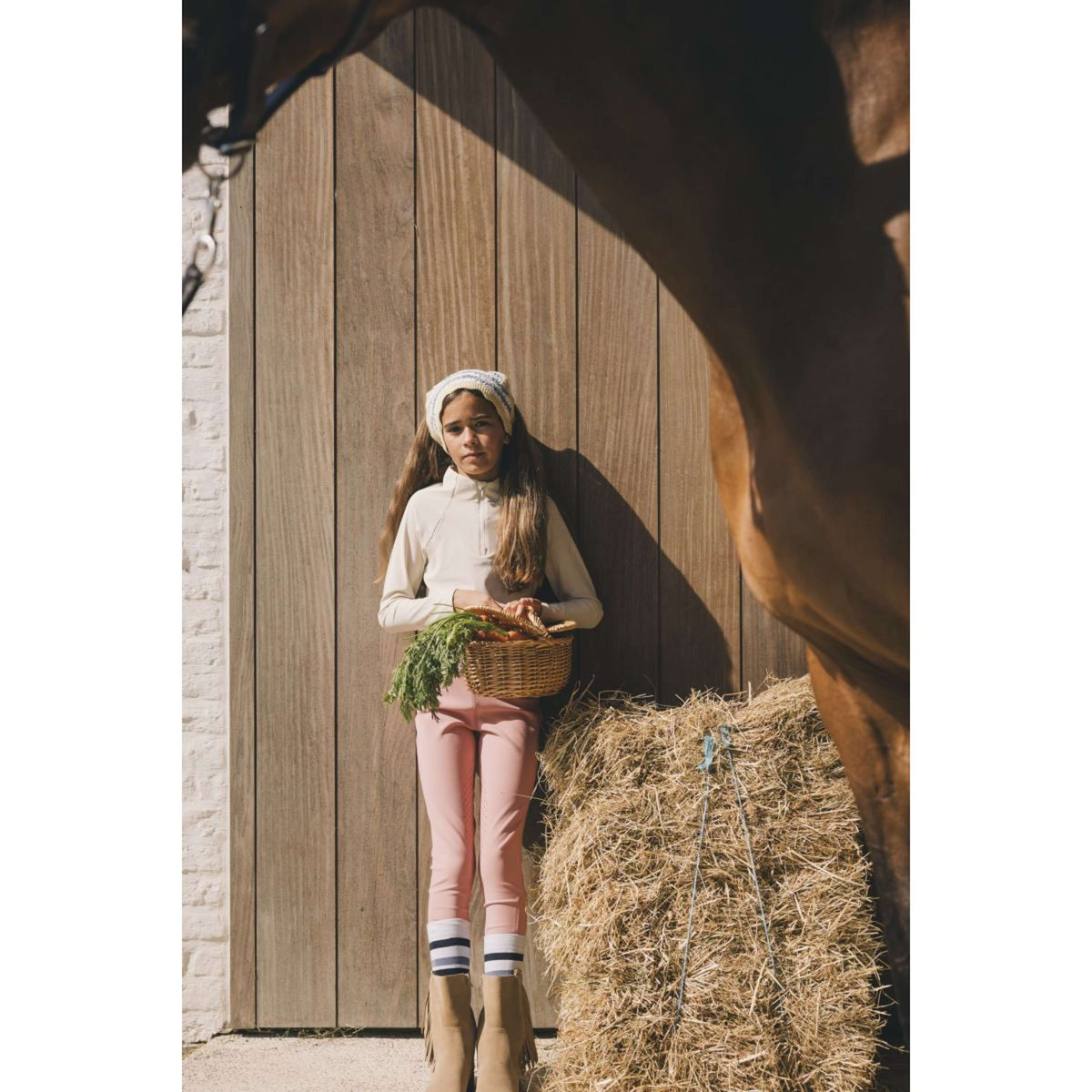 Kentucky Legging d'Équitation Miami Knee Grip Girls Old Rose