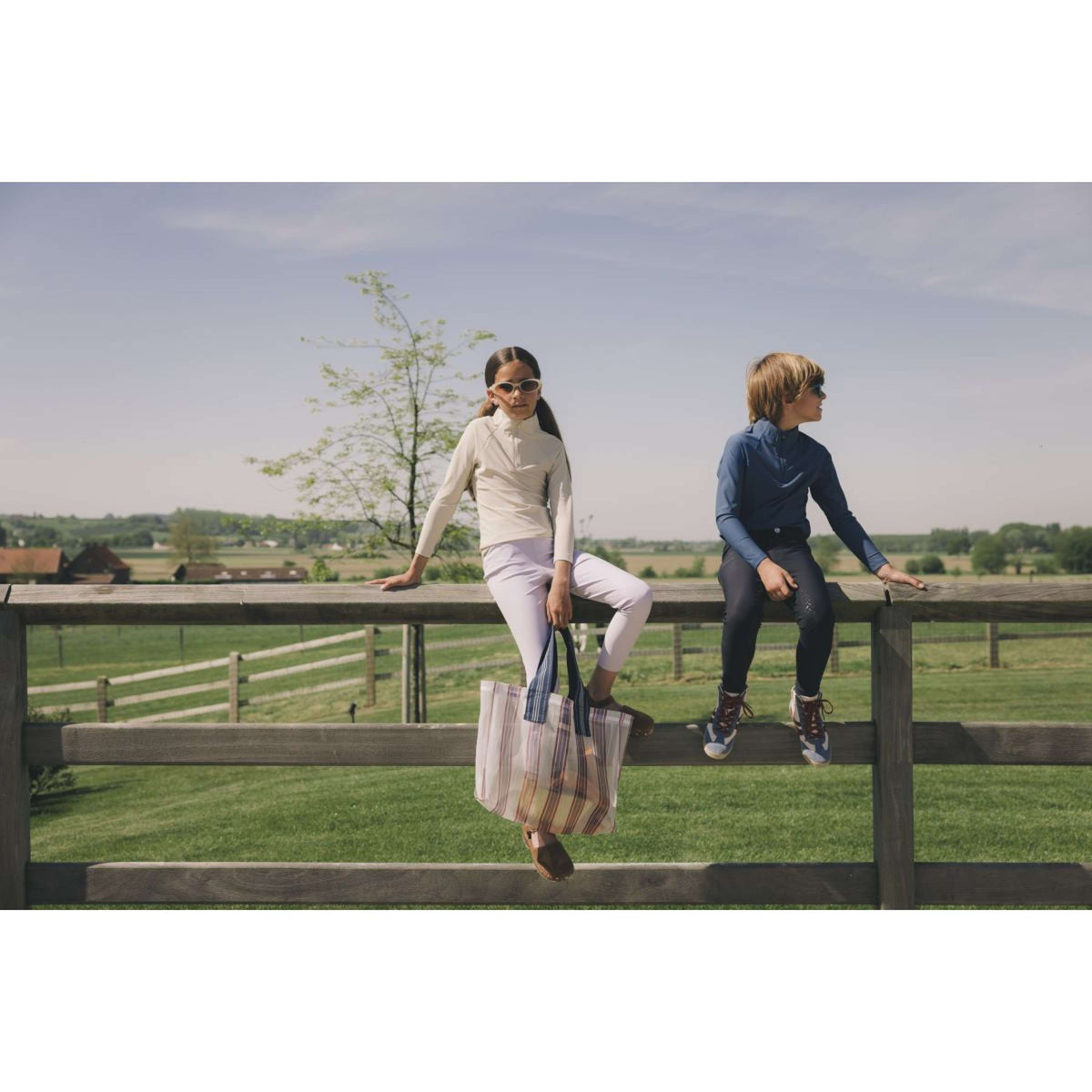 Kentucky Legging d'Équitation Miami Knee Grip Girls Lilas