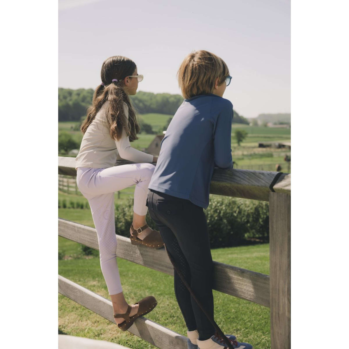 Kentucky Legging d'Équitation Miami Knee Grip Girls Lilas