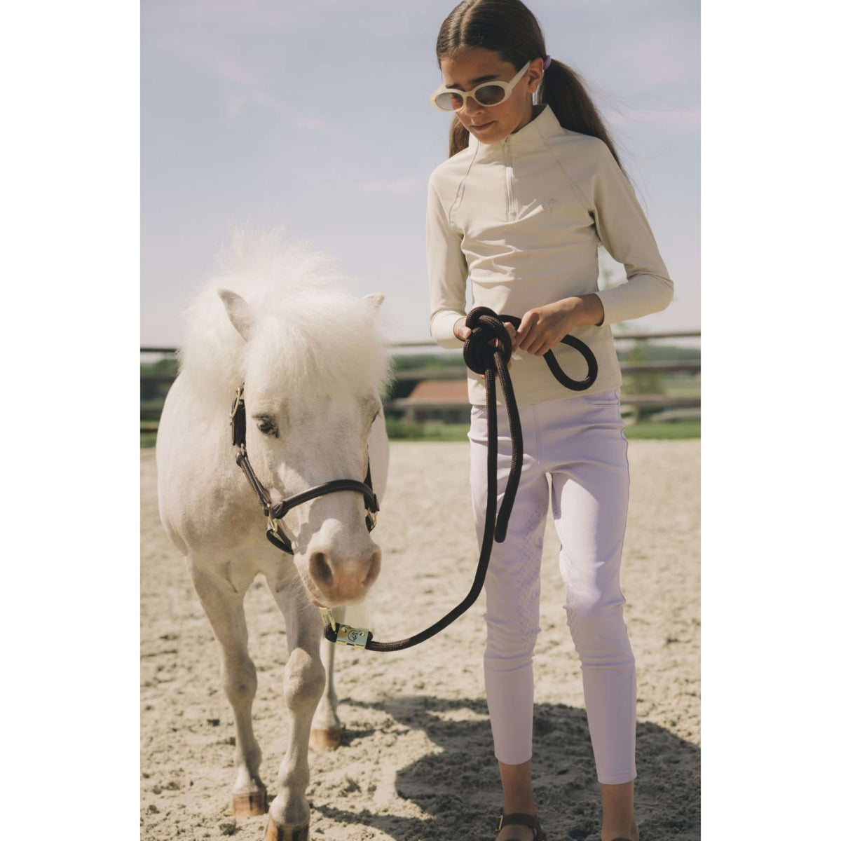 Kentucky Legging d'Équitation Miami Knee Grip Girls Lilas