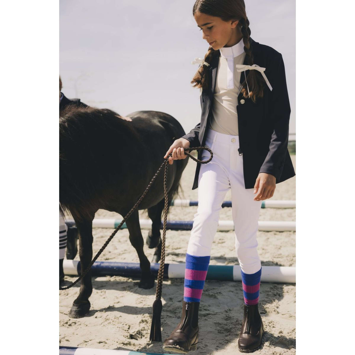 Kentucky Pantalon d'Équitation Miami City Knee Grip Girls Blanc