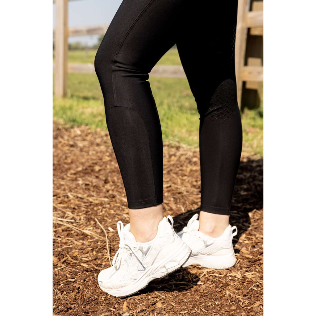 Kentucky Pantalon d'Équitation Miami Knee Grip Femme Noir