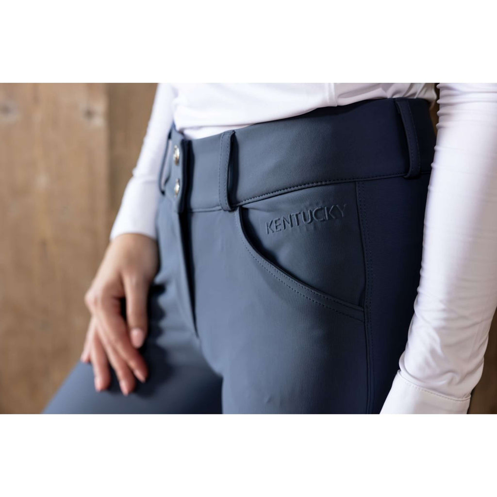 Kentucky Pantalon d'Équitation Miami Knee Grip Femme Bleu Océan