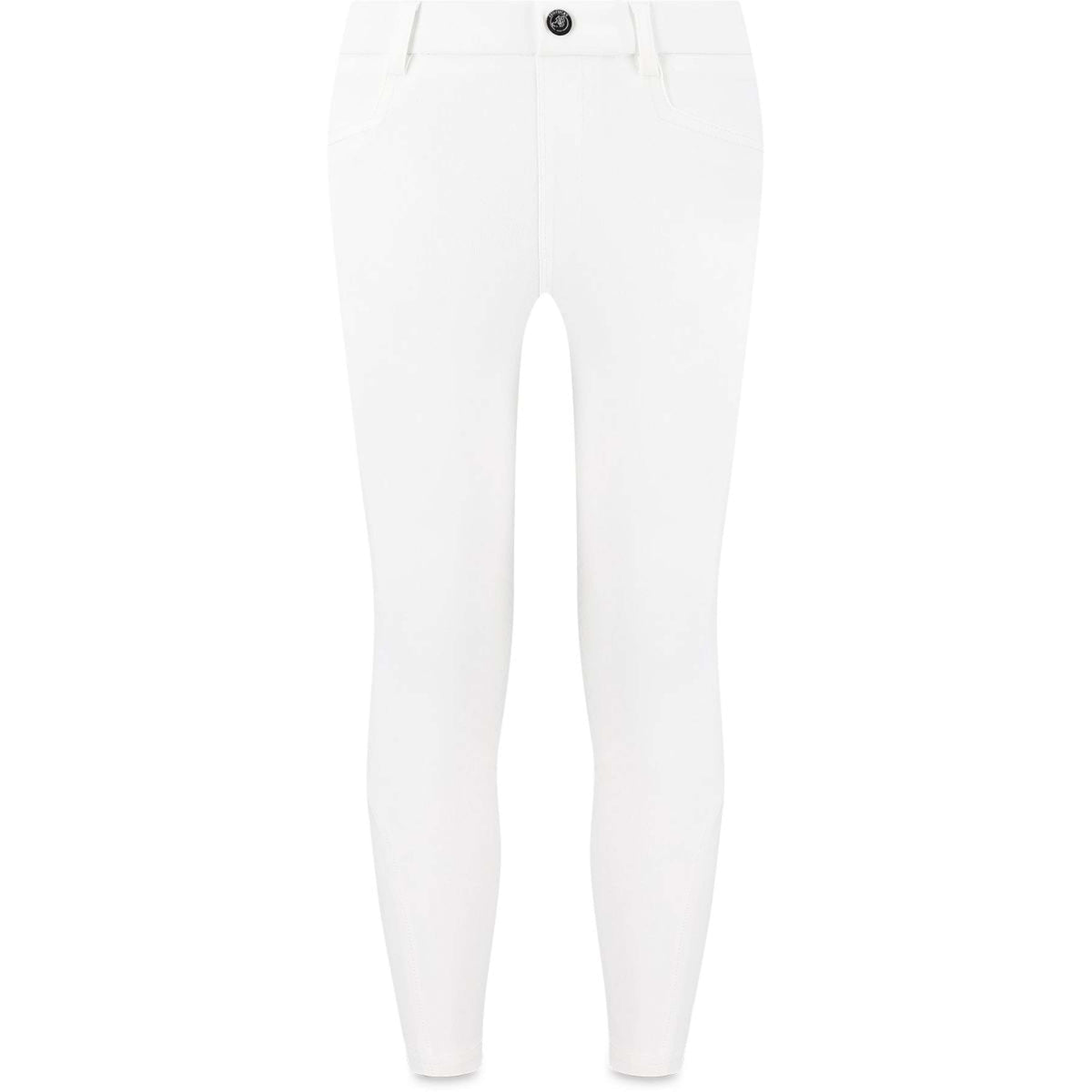 Kentucky Legging d'Équitation Mexico Knee Grip Boys Blanc