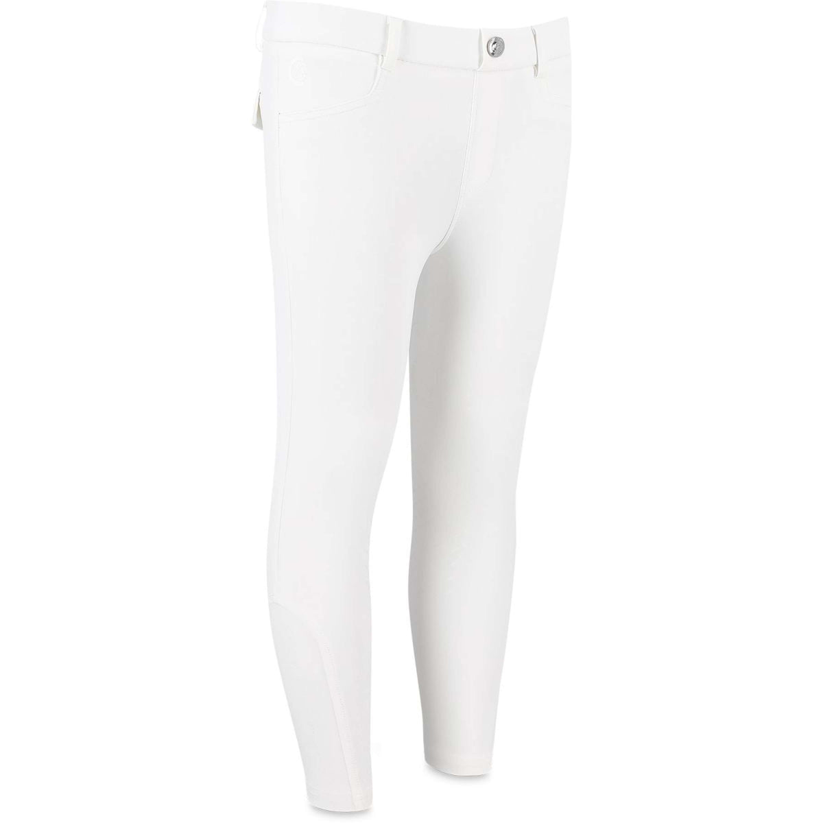Kentucky Legging d'Équitation Mexico Knee Grip Boys Blanc