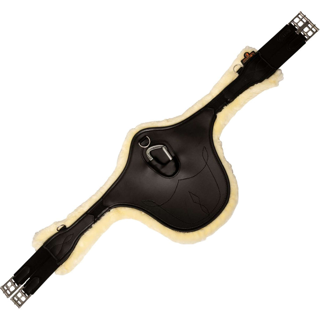 Kentucky Horsewear Sangle d'Obstacle Anatomic Sheepskin Noir