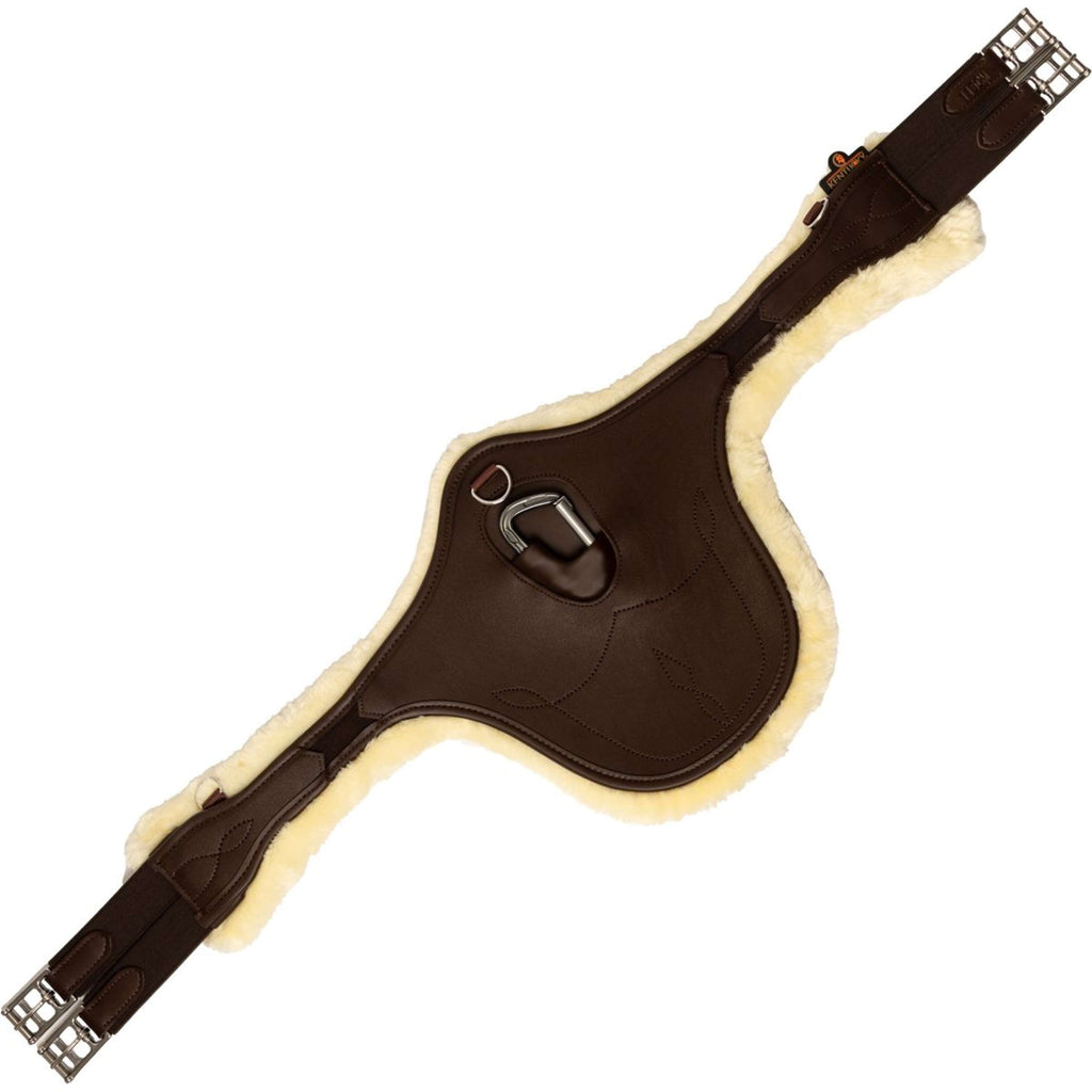 Kentucky Horsewear Sangle d'Obstacle Anatomic Sheepskin Marron