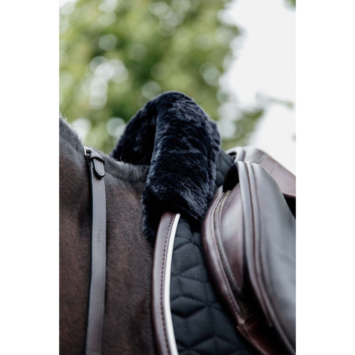 Kentucky Tapis de Selle Skin Friendly de Saut Noir