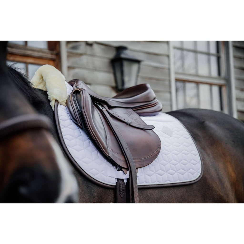 Kentucky Tapis de Selle Skin Friendly de Saut Blanc