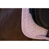 Kentucky Tapis de Selle Velvet Mini Pearls Dressage Old Rose