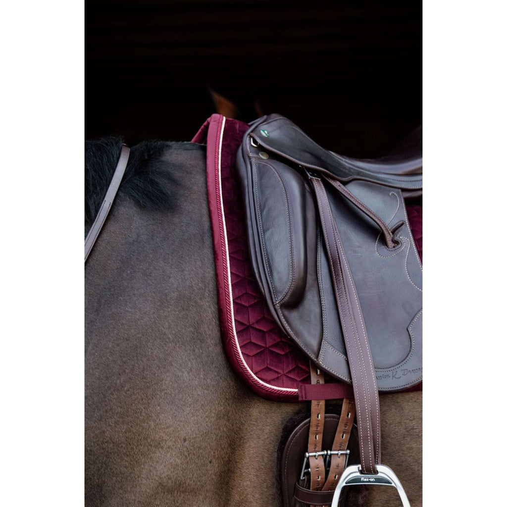 Kentucky Tapis de Selle Velvet Dressage Bordeaux