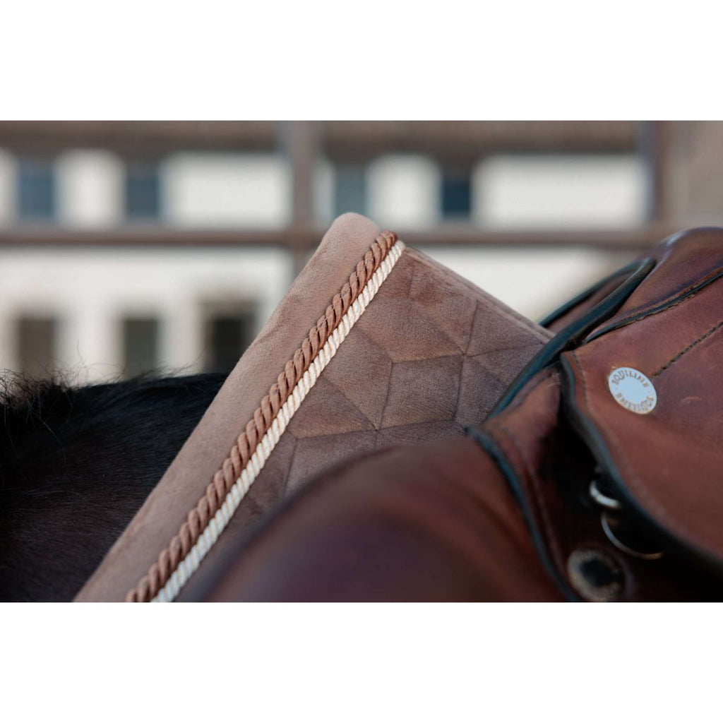 Kentucky Tapis de Selle Velvet de Saut Beige