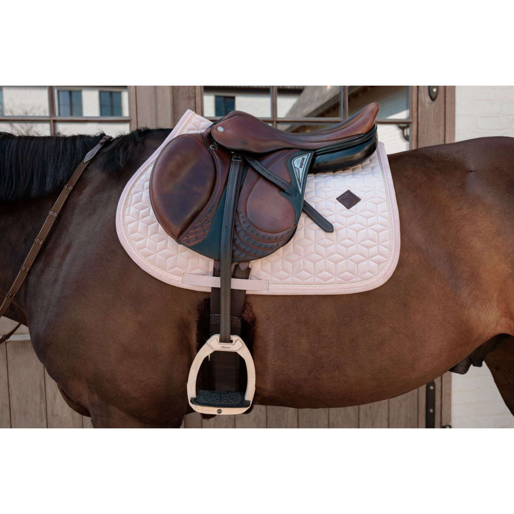 Kentucky Tapis de Selle Velvet de Saut Soft Rose
