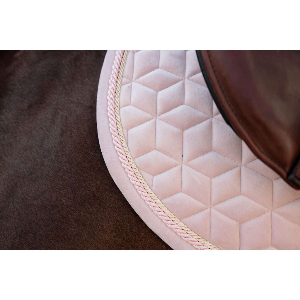 Kentucky Tapis de Selle Velvet de Saut Soft Rose