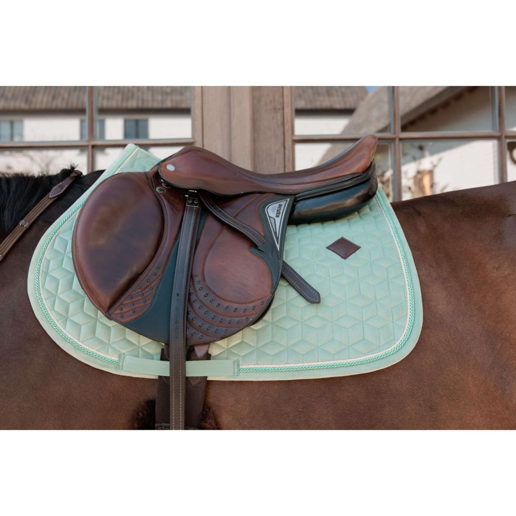 Kentucky Tapis de Selle Velvet de Saut Menthe