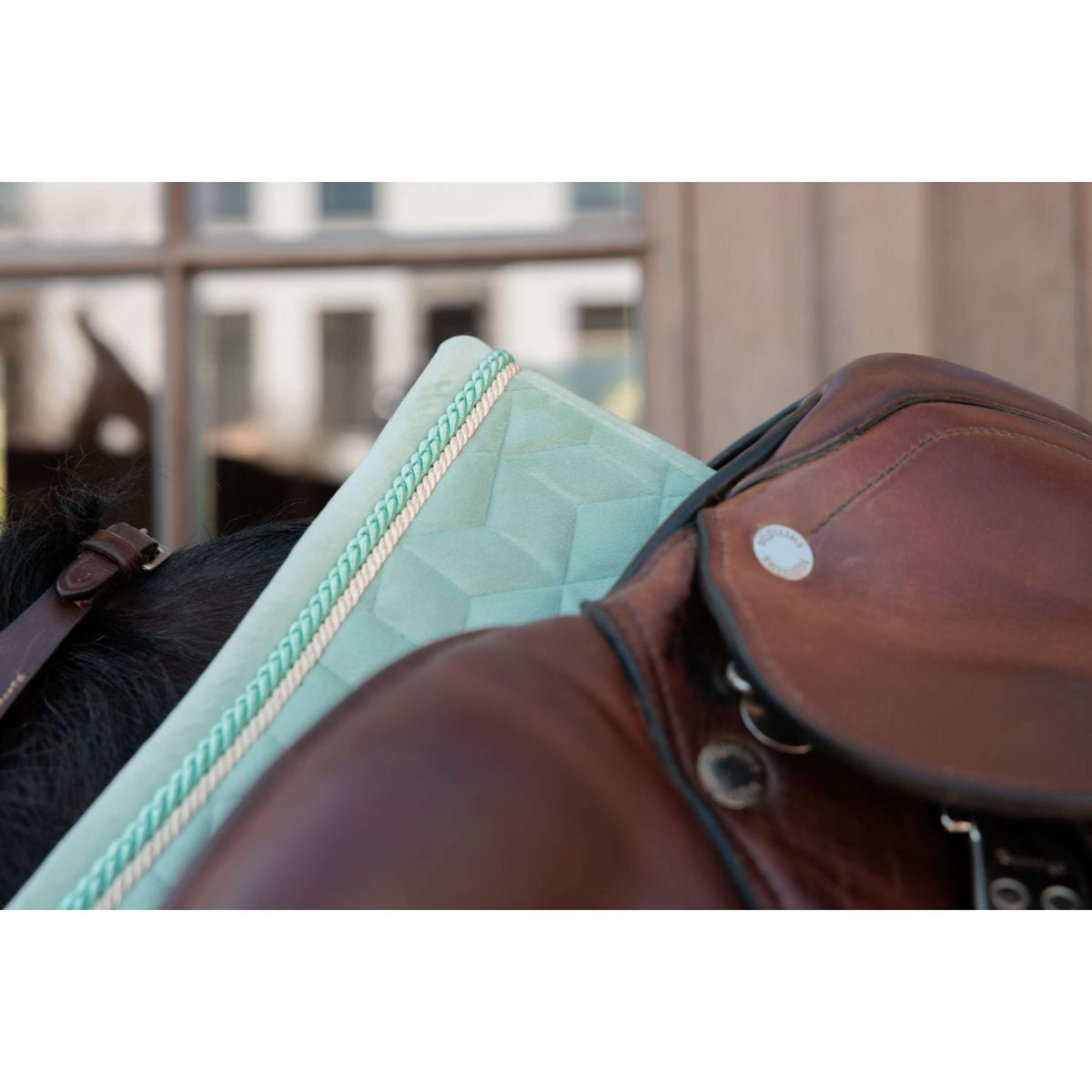 Kentucky Tapis de Selle Velvet de Saut Menthe