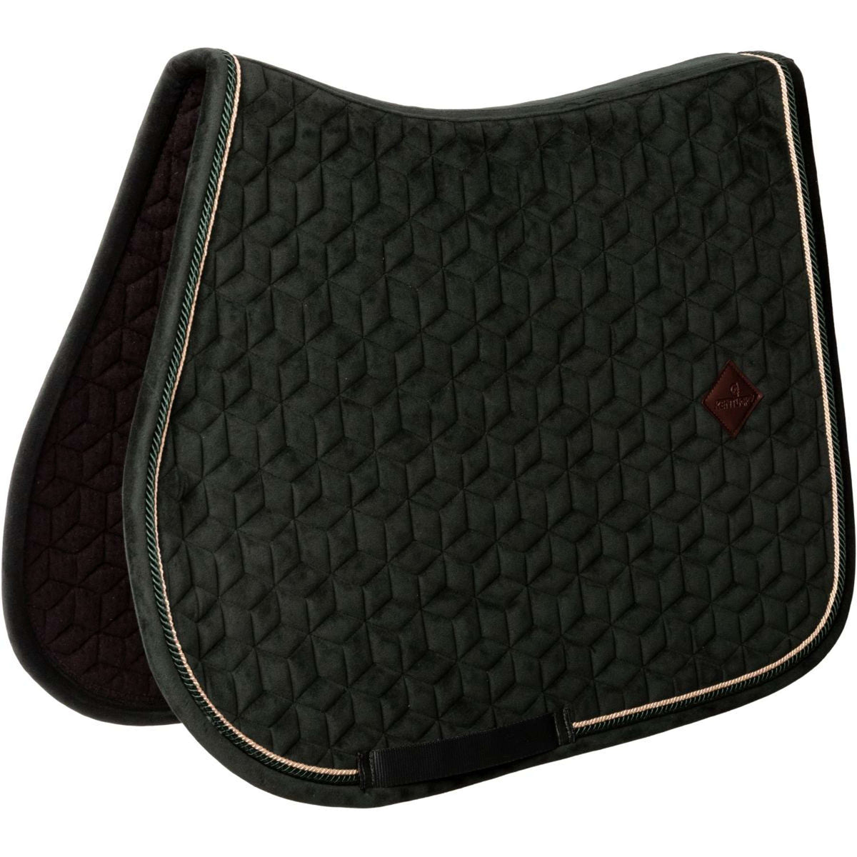 Kentucky Tapis de Selle Velvet de Saut Pine Green