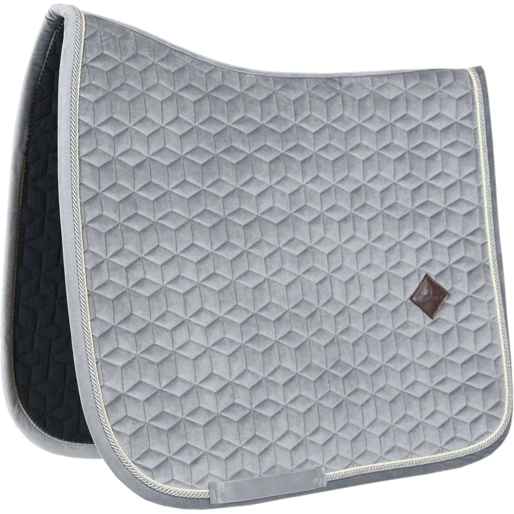 Kentucky Tapis de Selle Basic Velvet Dressage Gris