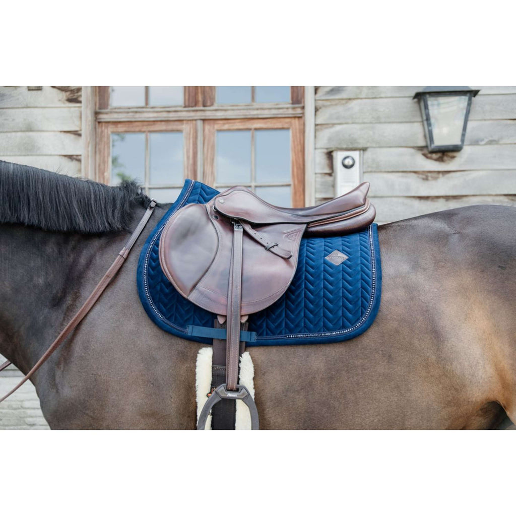 Kentucky Tapis de Selle velours Pearls de Saut Marin