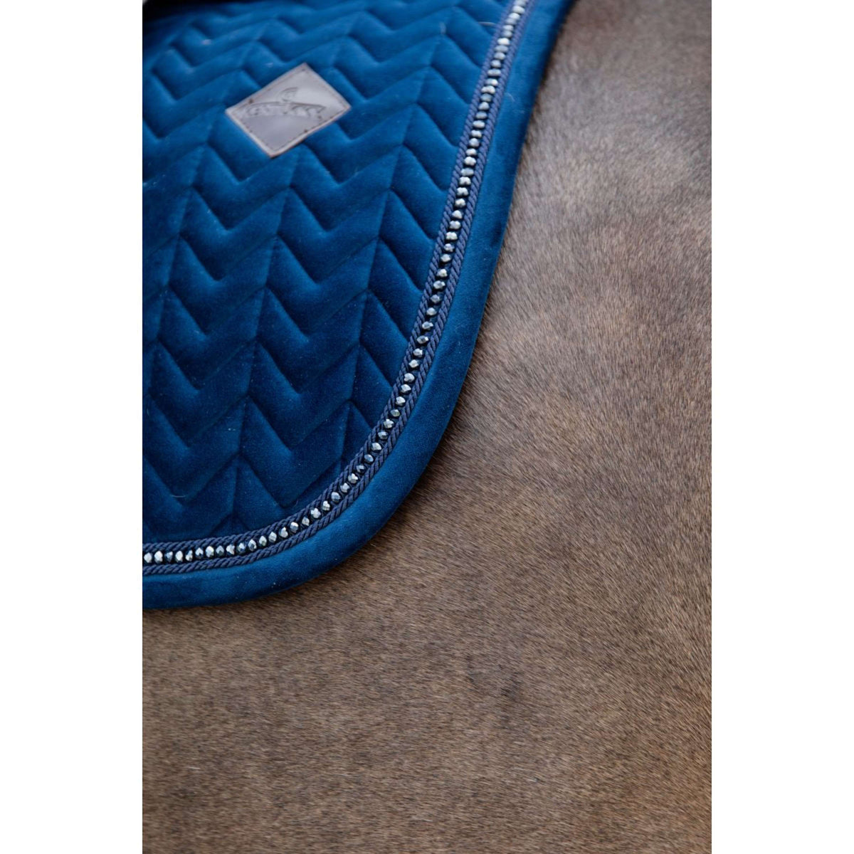 Kentucky Tapis de Selle velours Pearls de Saut Marin