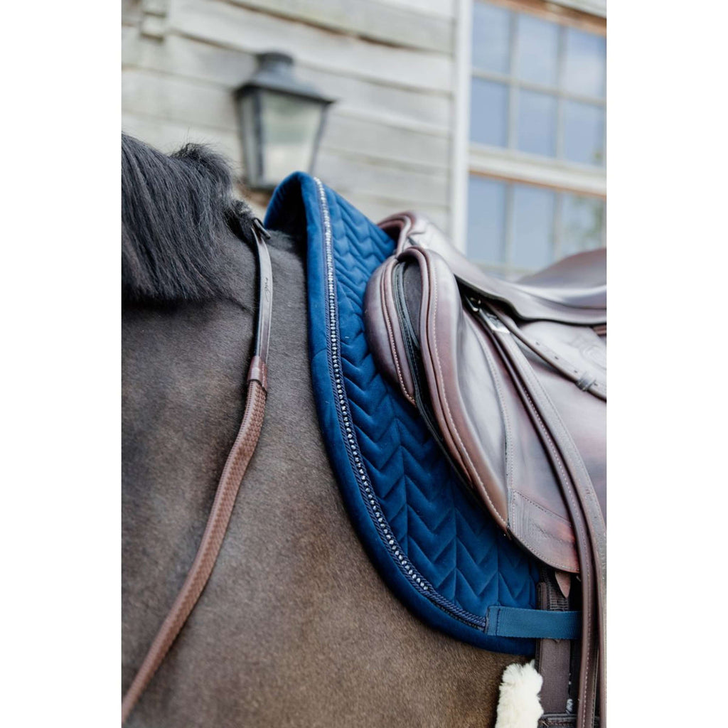 Kentucky Tapis de Selle velours Pearls de Saut Marin