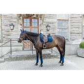 Kentucky Tapis de Selle velours Pearls Dressage Marin