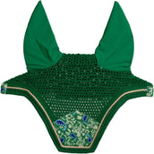 Kentucky Bonnet Anti-Mouches Wellington Velvet Paisley Garden Vert/Marine