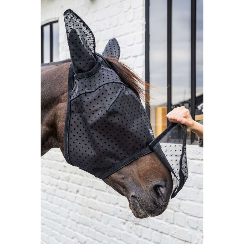 Kentucky Masque Anti-Mouches Heart avec Oreilles et Nez Noir