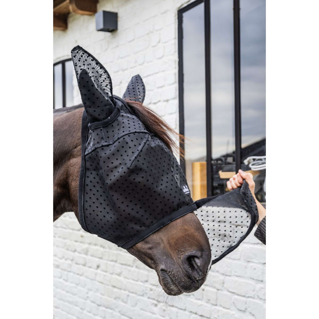 Kentucky Masque Anti-Mouches Heart avec Oreilles et Nez Noir