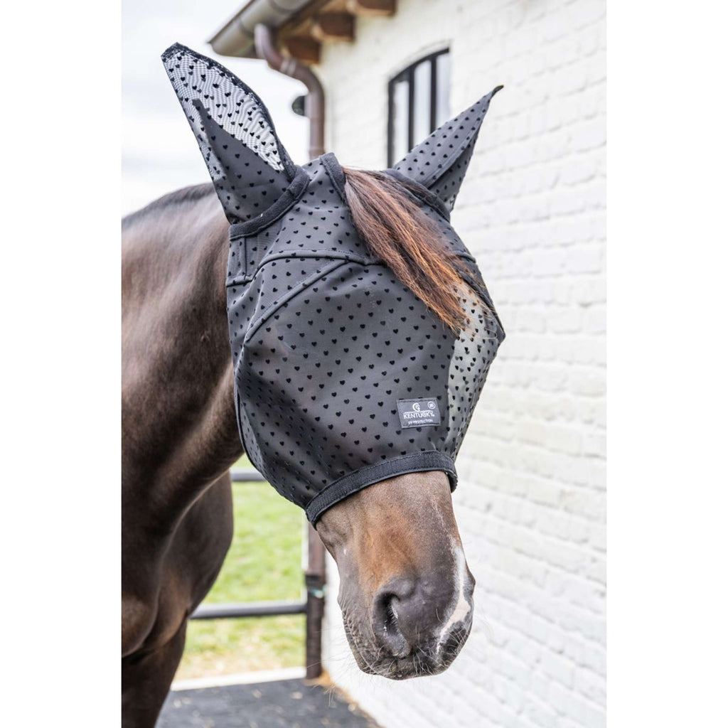 Kentucky Masque Anti-Mouches Heart avec Oreilles et Nez Noir