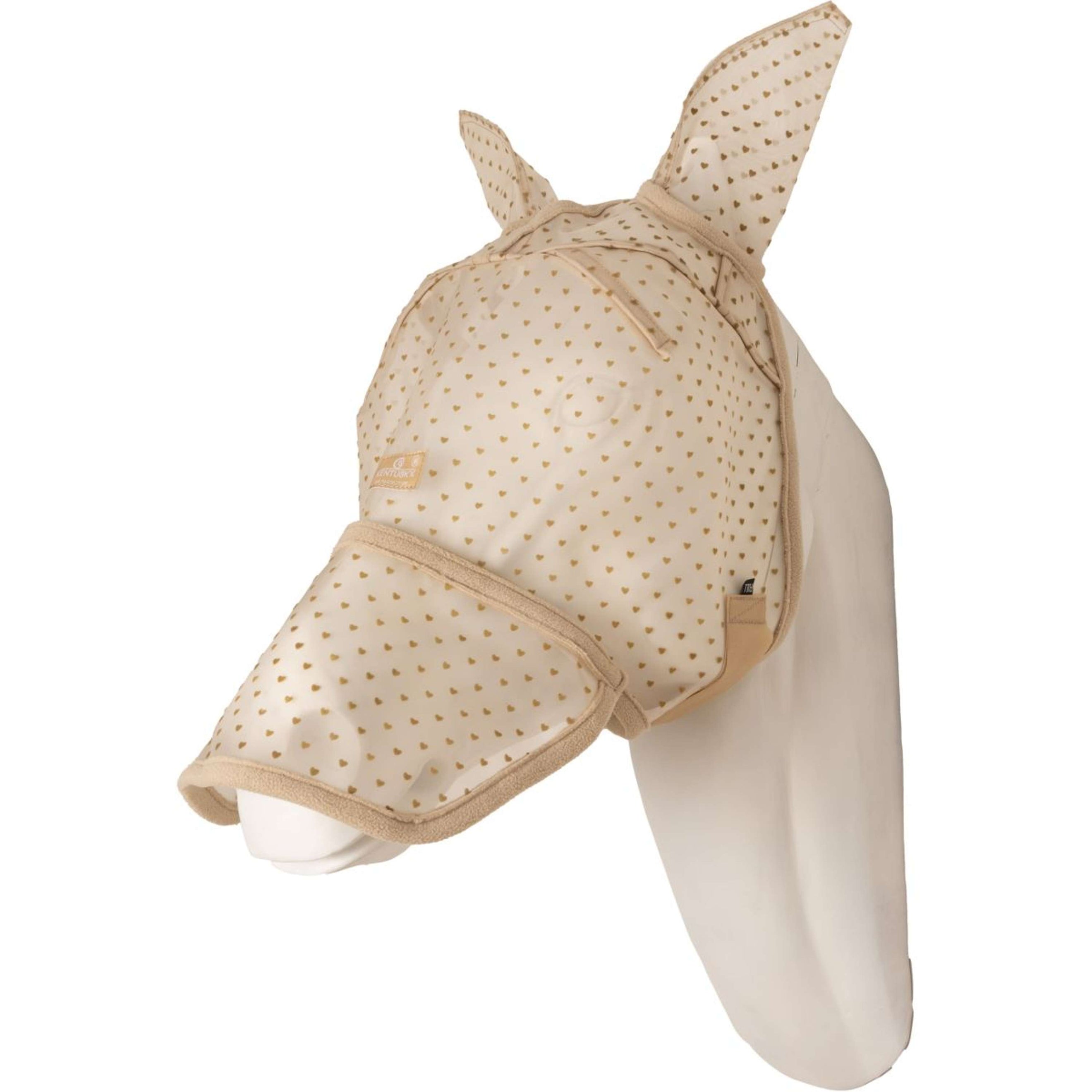 Kentucky Masque Anti-Mouches Heart avec Oreilles et Nez Beige