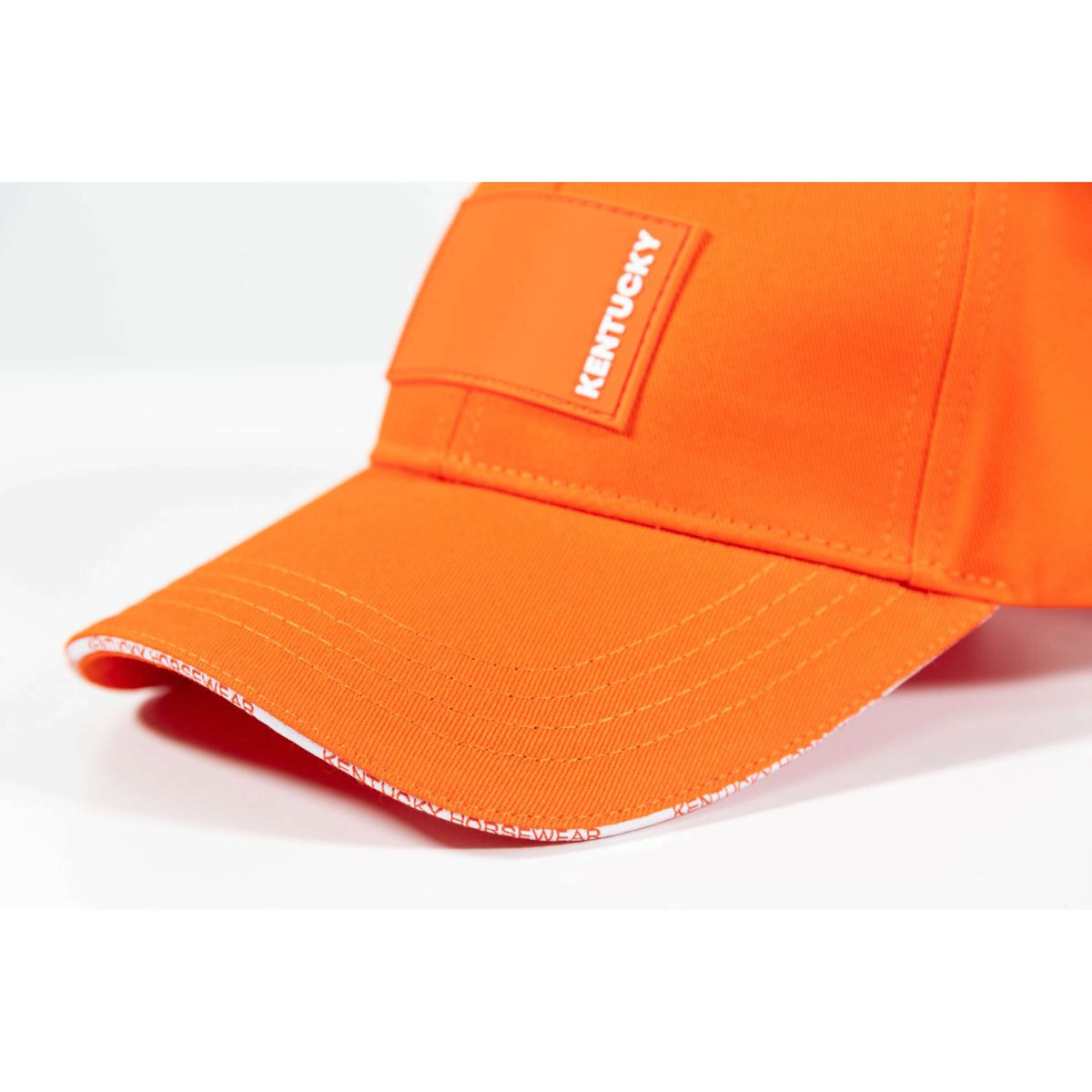 Kentucky Casquette Rubber Logo Orange