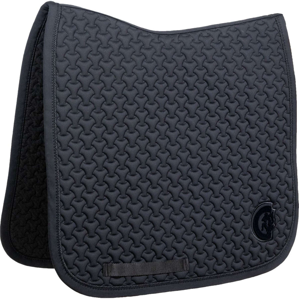 Kentucky Tapis de Selle Plaited 3D Logo Dressage Noir