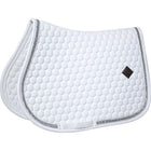 Kentucky Tapis de Selle Glitter Blanc/Argent