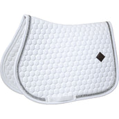 Kentucky Tapis de Selle Glitter Blanc/Argent