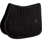 Kentucky Tapis de Selle Velvet Mini Pearls de Saut Noir