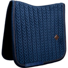Kentucky Tapis de Selle Velvet Mini Pearls Dressage Marin