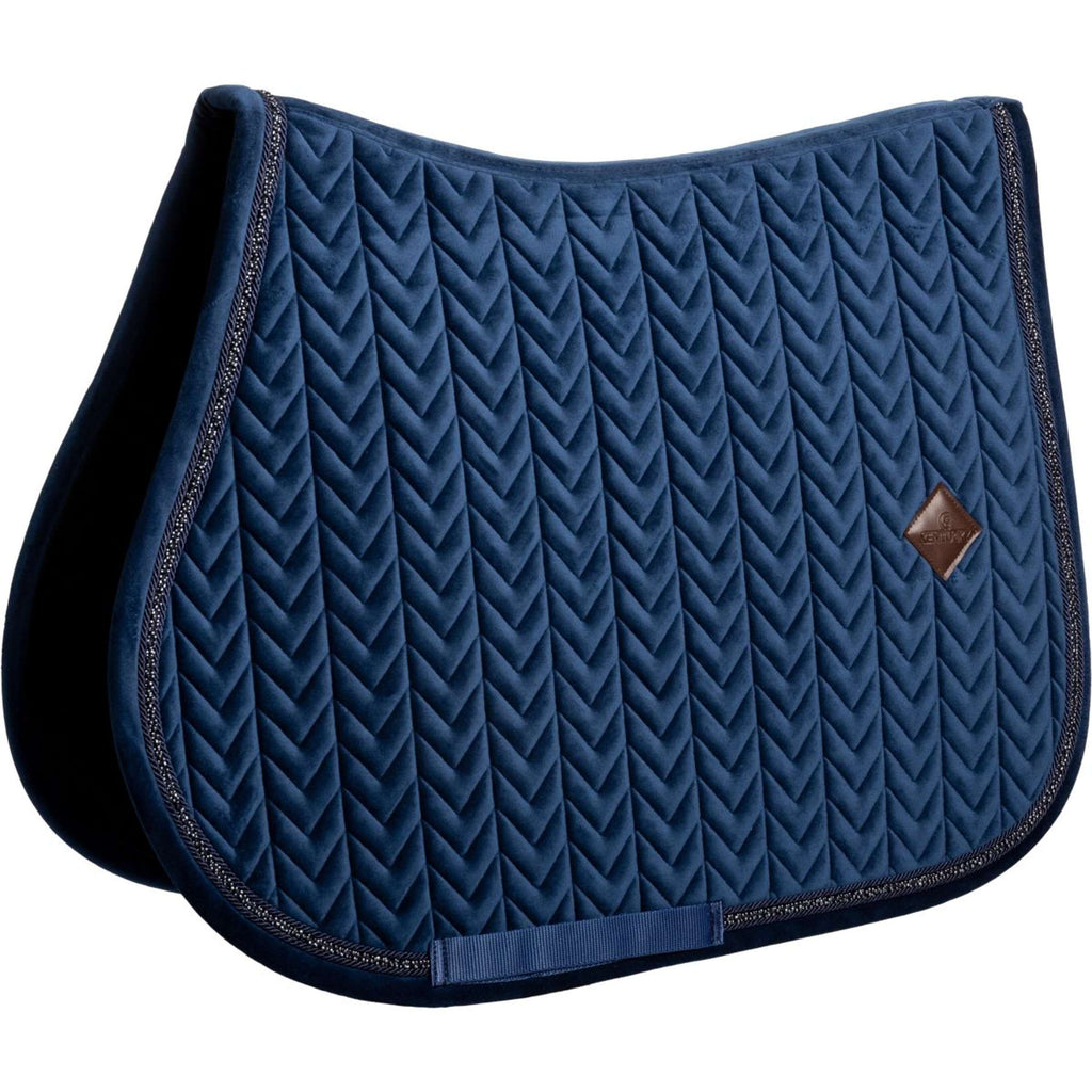 Kentucky Tapis de Selle Velvet Mini Pearls de Saut Marin