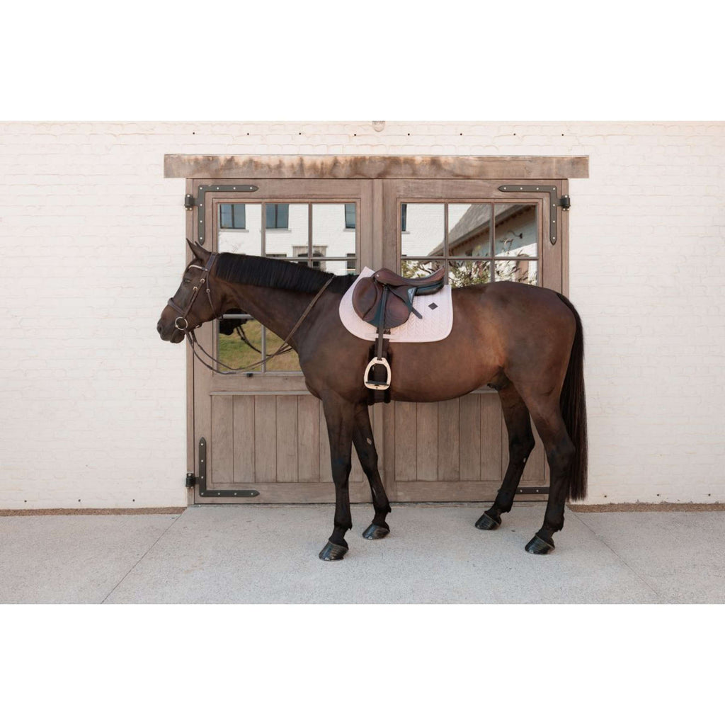 Kentucky Tapis de Selle Velvet Mini Pearls de Saut Old Rose