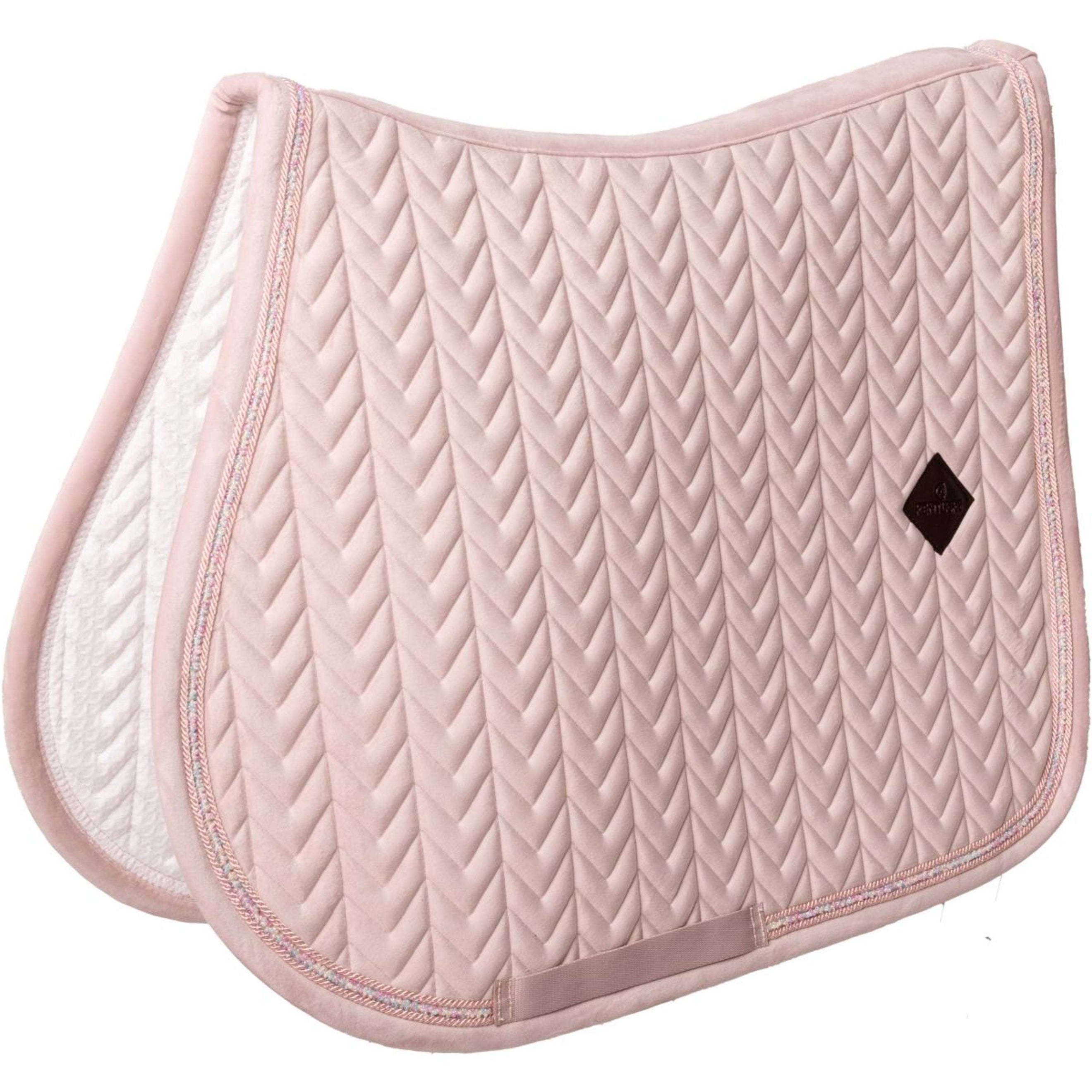 Kentucky Tapis de Selle Velvet Mini Pearls de Saut Old Rose