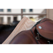 Kentucky Tapis de Selle Velvet Mini Pearls de Saut Beige