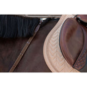 Kentucky Tapis de Selle Velvet Mini Pearls de Saut Beige