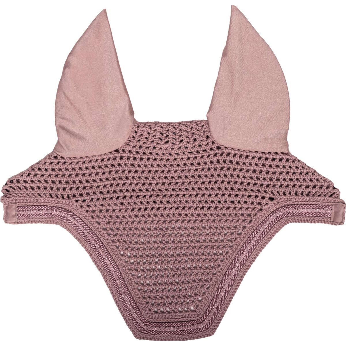 Kentucky Bonnet Anti-Mouches Wellington Soundless Velvet Mini Pearls Old Rose