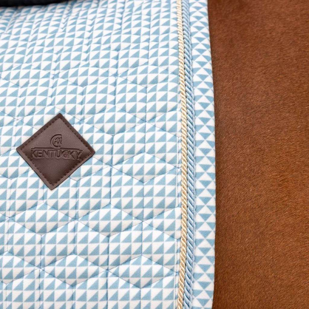 Kentucky Tapis de Selle Velvet Flags Dressage Bleu clair
