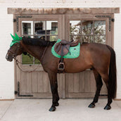 Kentucky Bonnet Anti-Mouches Wellington Velvet Paisley Garden Vert/Marine