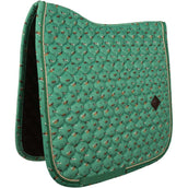 Kentucky Tapis de Selle Velvet Horse Printing Dressage Vert