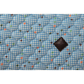 Kentucky Tapis de Selle Velvet Pied De Poule Dressage Marin