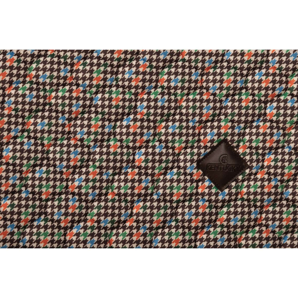 Kentucky Tapis de Selle Velvet Pied De Poule Marron