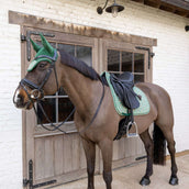 Kentucky Tapis de Selle Velvet Pied De Poule Dressage Vert foncé